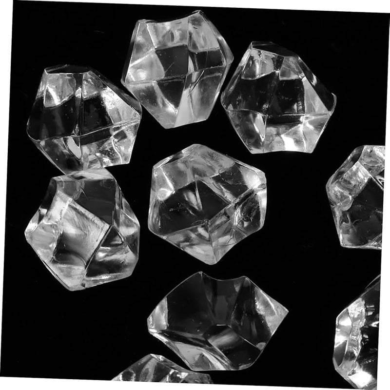 400 Pcs Crystal Clear Fake Ice Cubes For Vase Fillers Photo Props And Decorations - Image 3